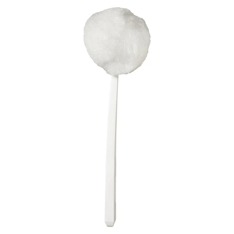 Bristles Toilet Bowl Mop Plastic Acrylic White Round Swab 1/Each