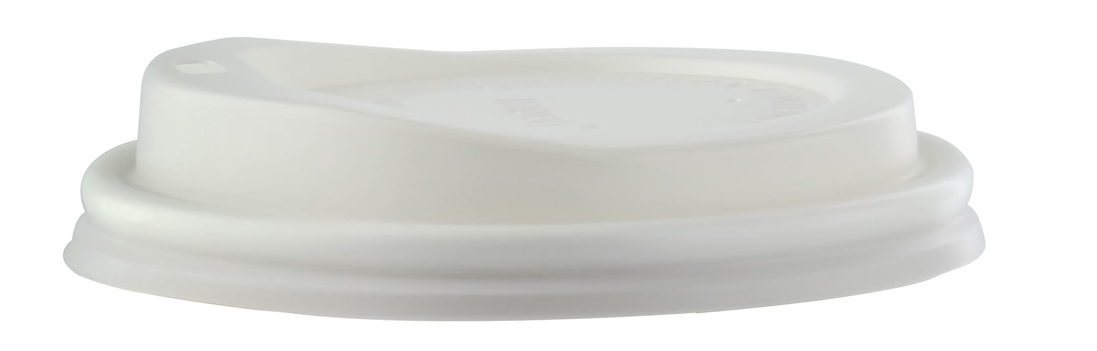Lid PLA 3.15 IN White For 8 OZ Cup 50 Count/Pack 20 Packs/Case 1000 Count/Case