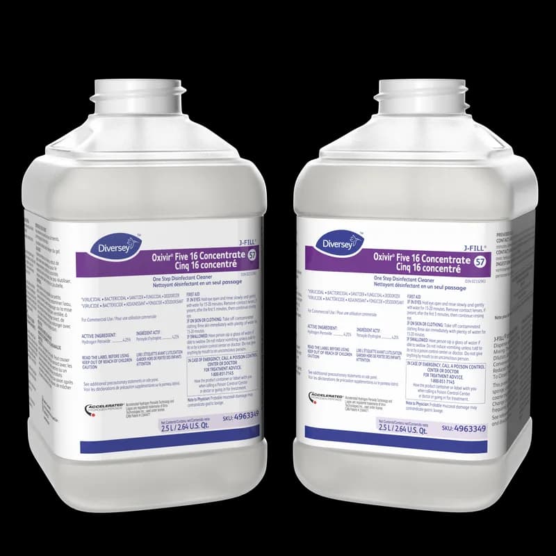 Oxivir® Five 16 One-Step Disinfectant Cleaner 2.5 L Multi Surface Liquid Concentrate AHP® 2/Case