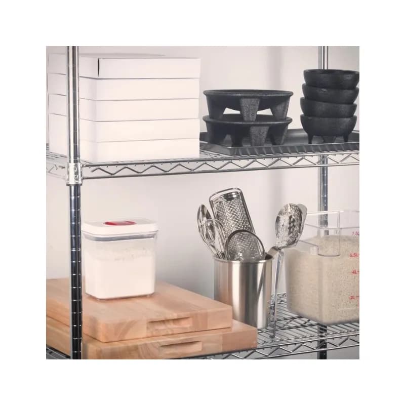 Shelf 24X72 IN Chrome Plated Metal Wire 1/Each