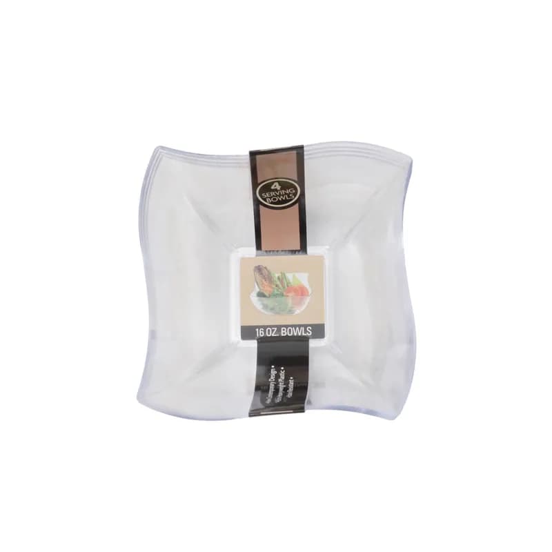 Serving Bowl 16 OZ PS Clear 80/Case