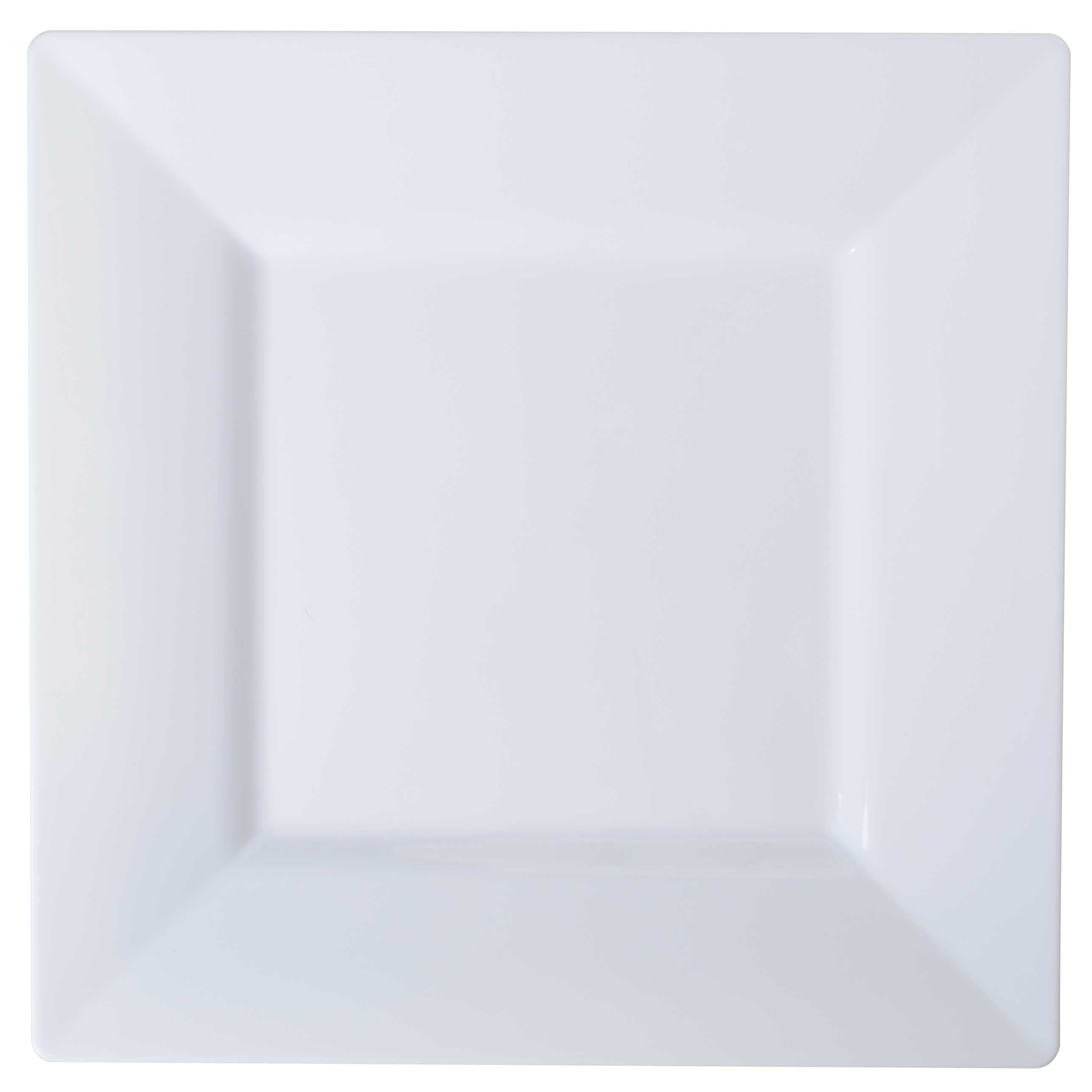 Plate 4.5X4.5 IN White Square 120/Case