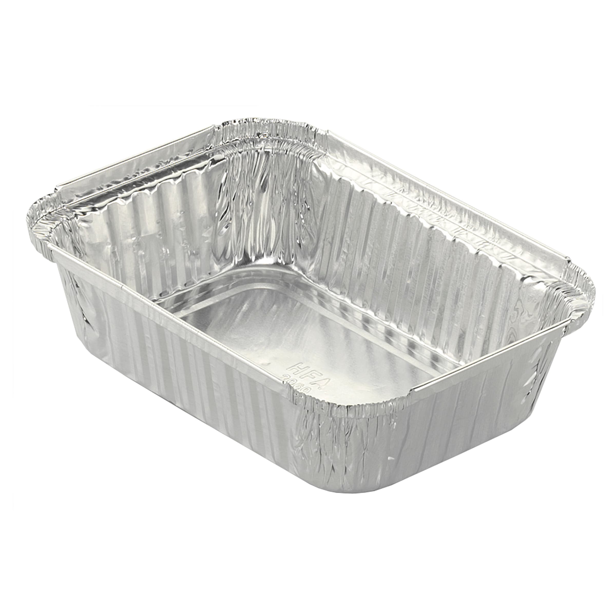 Take-Out Container Base 1 LB 7.063X5.125X2 IN Aluminum Silver Oblong 500/Case