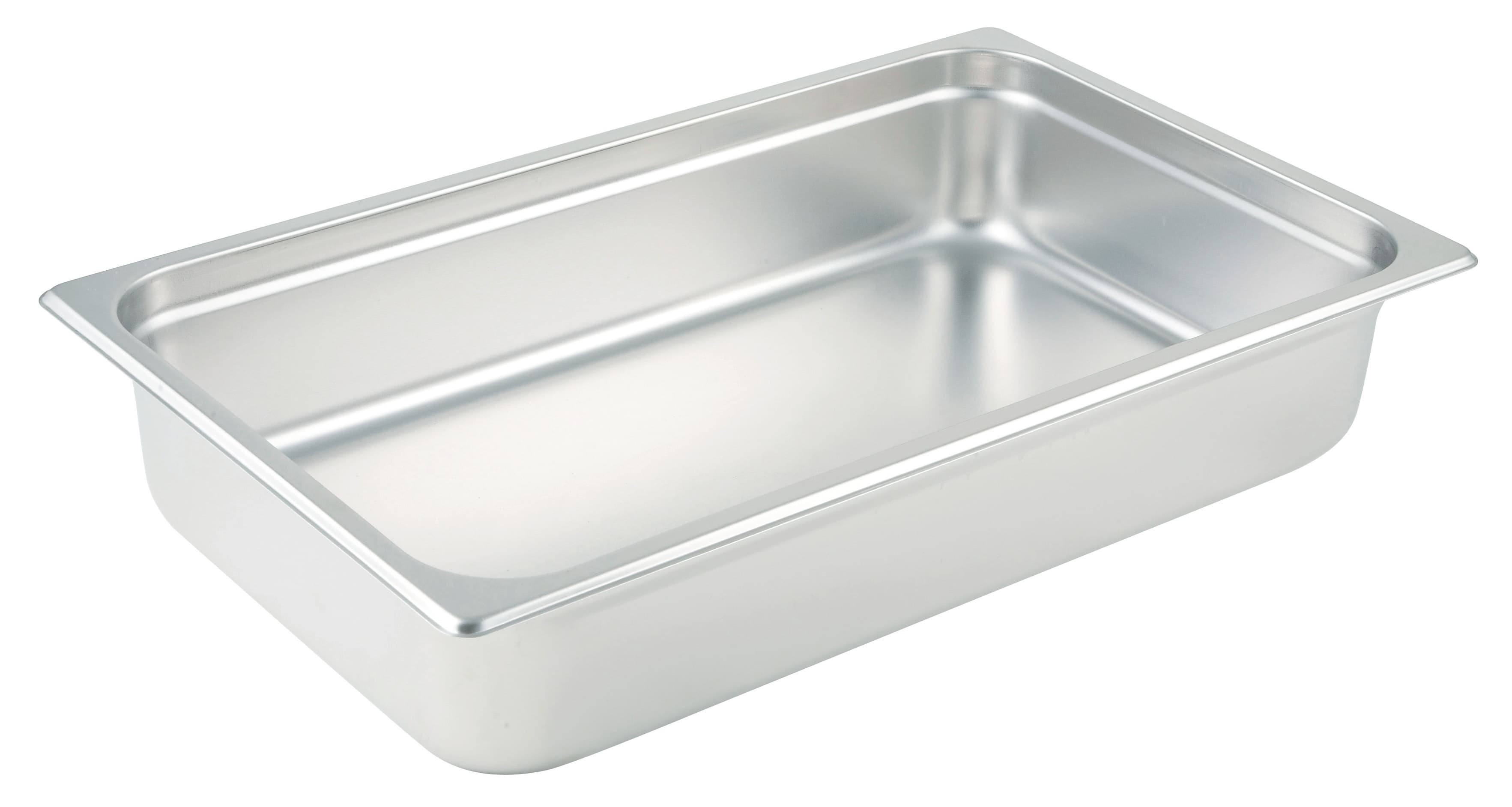Steam Table Pan Full Size 20.88X12.88X4.0 IN Stainless Steel Anti-Jam Heavy Duty Dishwasher Safe 1/Each