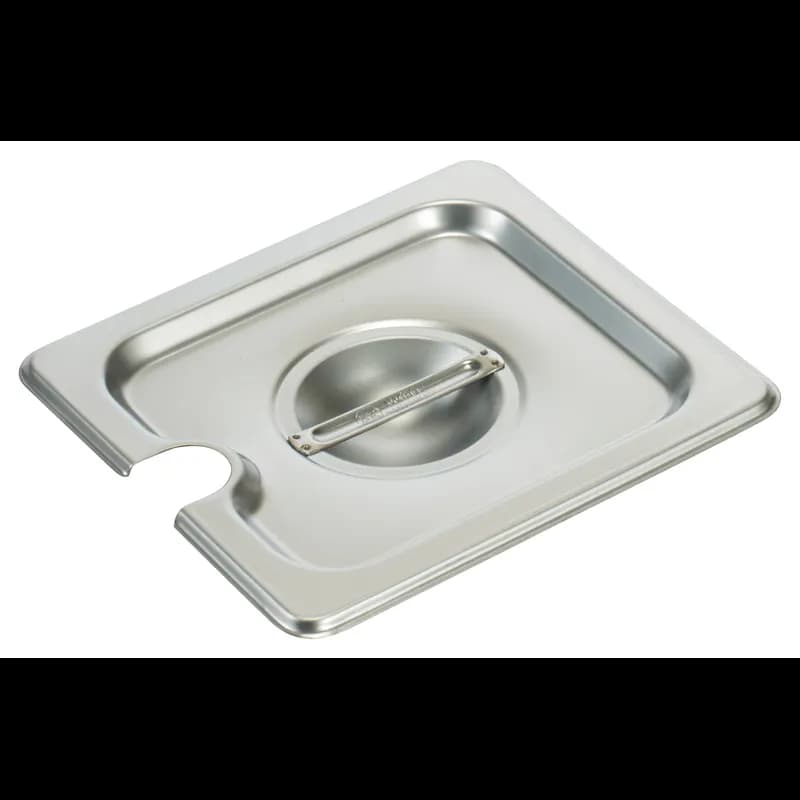 Cover For Steam Table Pan 1/6 Size 18/8 Stainless Steel Slotted 1/Each