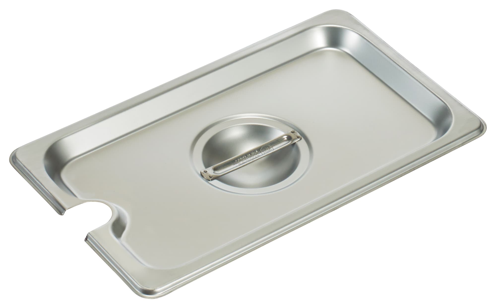 Cover For Steam Table Pan 1/4 Size 18/8 Stainless Steel Slotted Dishwasher Safe 1/Each