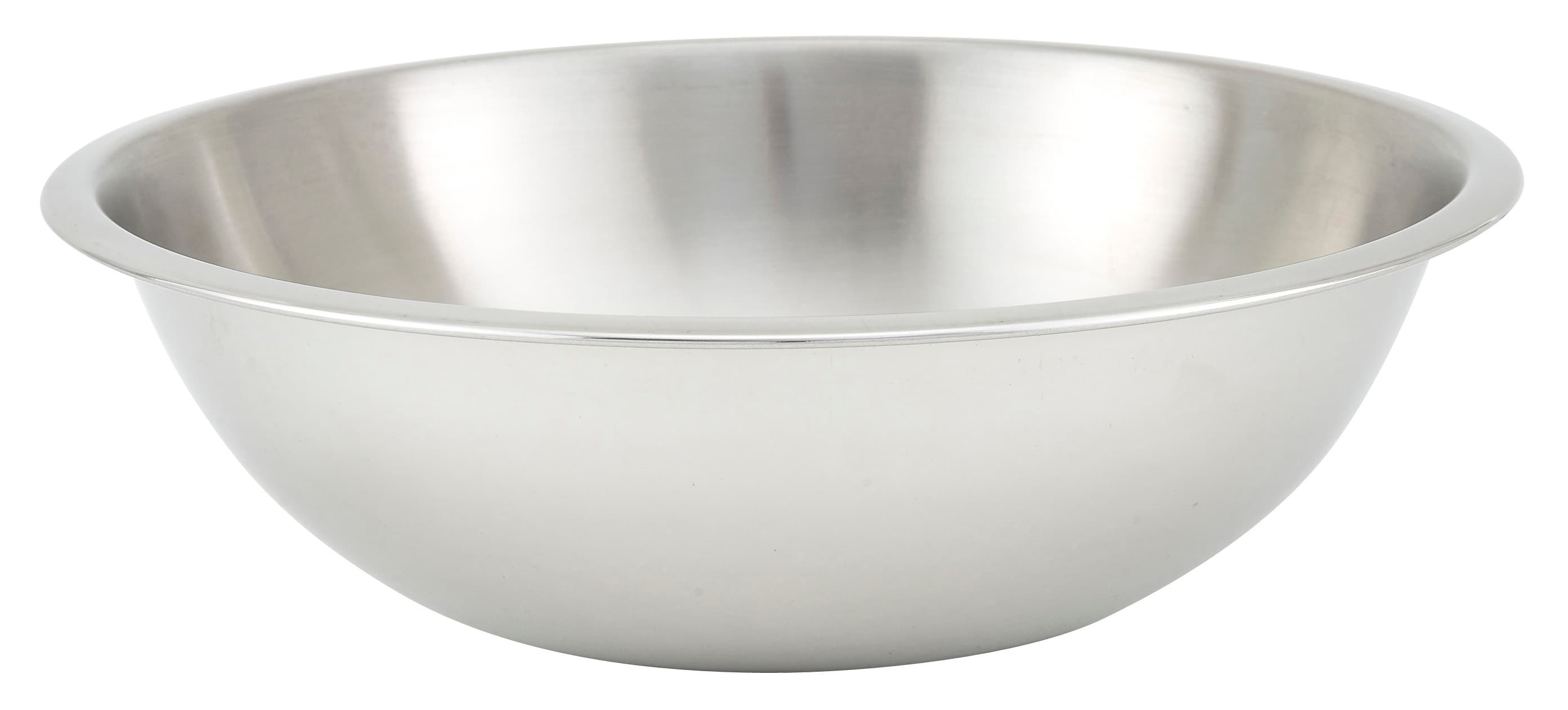 Mixing Bowl 13.75X5 IN 8 QT Stainless Steel Shallow Depth Heavy Duty Dishwasher Safe 1/Each
