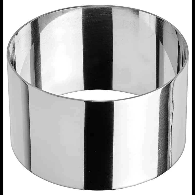 Baking Mold 3X1.75 IN Stainless Steel Round 1/Each