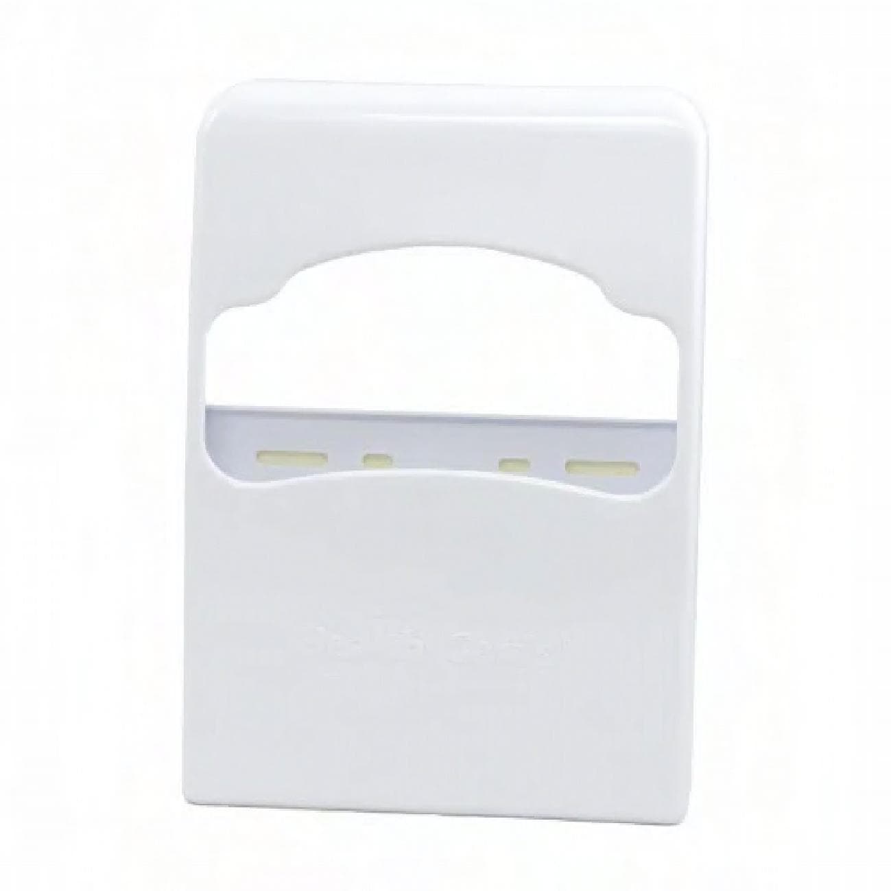 Health Gards® Toilet Seat Cover Dispenser HIPS Wall Mount White Holds 1 Sleeve of 200 Quarter Fold Seat Covers 1/Each