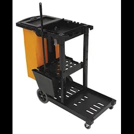 MaxiRough® Janitorial Cleaning Cart Bag #96985 44.5X18.25X38 IN Black Plastic 1/Each
