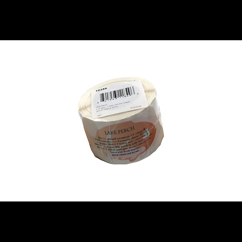 Lake Perch Meat Fish Recipe Label 1.75X3.125 IN Fish 4 Color Process 250 Count/Roll 12 Rolls/Case 3000 Count/Case