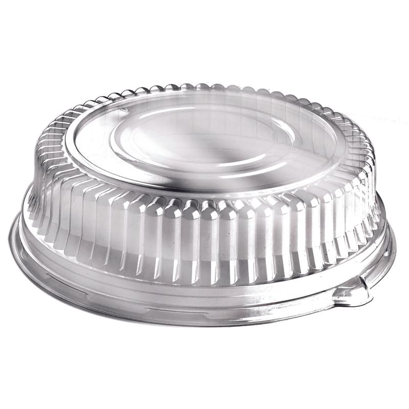 Lid 18.13X4.13 IN PET Clear Round For Platter 36/Case