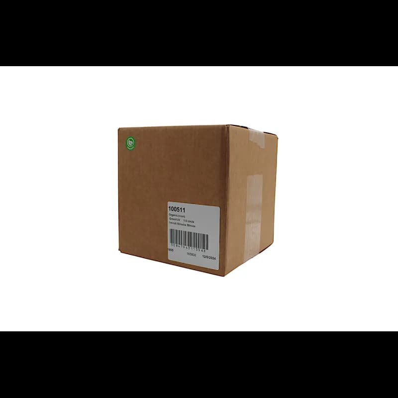 Organic Produce Label 1 IN Green Icon Circle UV 1000 Count/Roll 50 Rolls/Case 50000 Count/Case