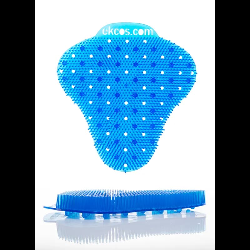 Ekcos Urinal Screen Fresh Scent Blue Plastic RTU Anti-Splash 12/Box