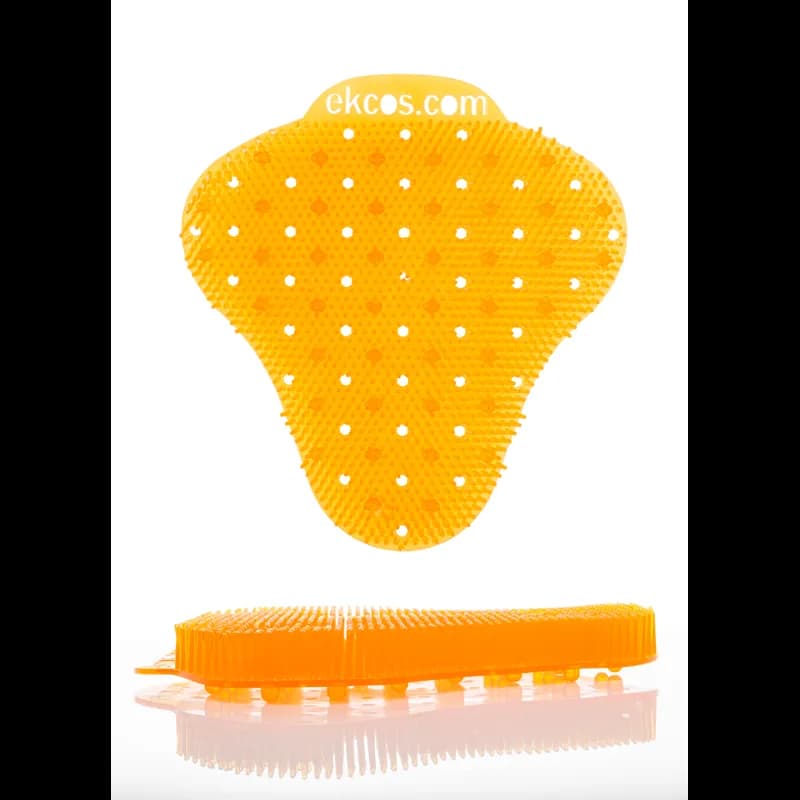 Ekcos Urinal Screen Tropical Fruit Orange Plastic RTU Anti-Splash 12/Box