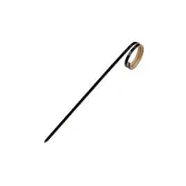 Joyo Rond Side-Twisted Skewer 4.8 IN Bamboo Black 100 Count/Pack 20 Packs/Case 2000 Count/Case