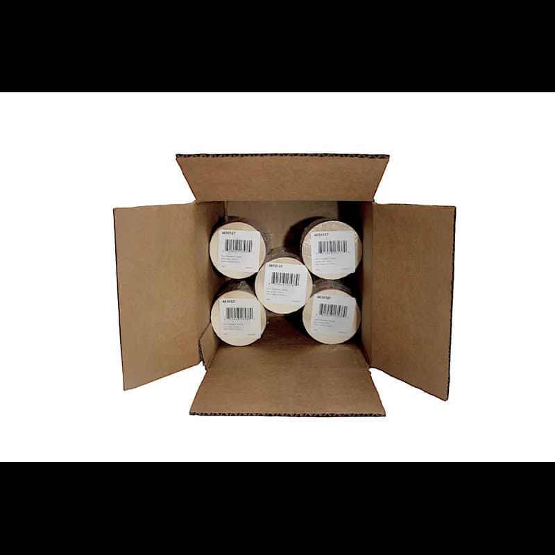 Date/Prepared/Use/Time Expiration Food Safety Label 2X3 IN Red Dissolvable 250 Count/Roll 15 Rolls/Case 3750 Count/Case