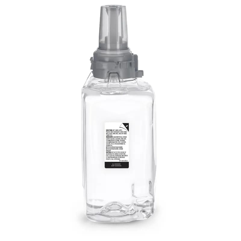 GOJO® Clear & Mild Handwash Foam 1250 mL 3.57X4X10.91 IN Fragrance Free Clear Dye Free For ADX-12 3/Case