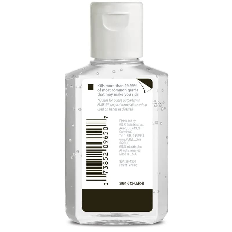 Purell® Hand Sanitizer Gel 2 FLOZ 1.03X1.82X3.94 IN Clean Scent 70% Ethyl Alcohol TFX 24/Case