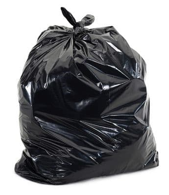 Can Liner 38X60 IN Black HDPE 16MIC 200/Case