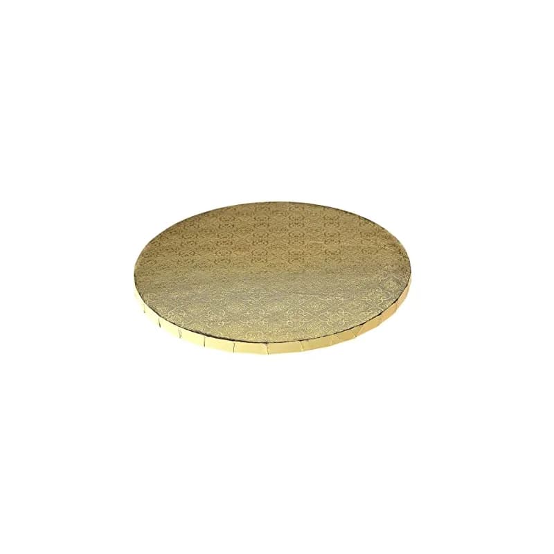 Cake Board 20 IN Gold Fluted 12/Case