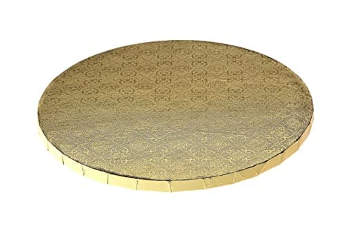 Cake Board 20 IN Gold Fluted 12/Case
