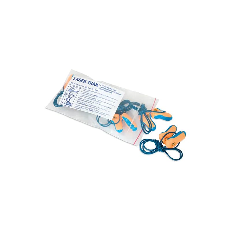 Earplug Orange Blue Polyurethane Corded Detectable 32db Rating 100/Box