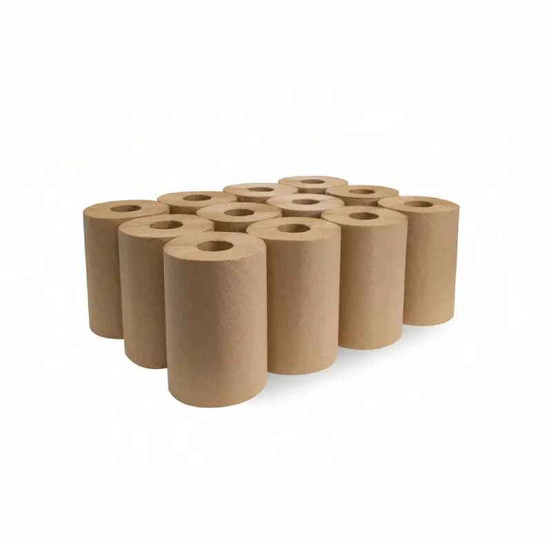 Morsoft® Roll Paper Towel 8IN X350FT Recycled Kraft Paper Kraft Hardwound 2IN Core Diameter 12/Case