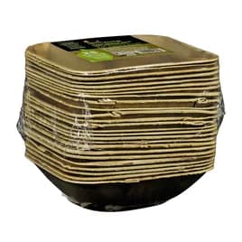 Bowl 6.5X6.5 IN Palm Leaf Square 100/Case