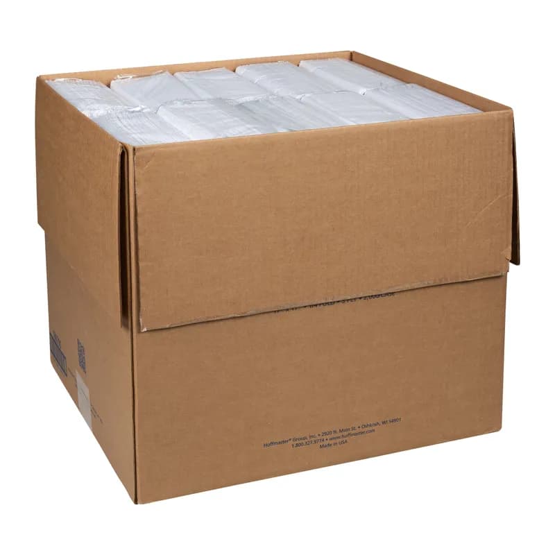 Dinner Napkins 17X17 IN 8.5X8.5 IN White Regal Tissue Paper 3PLY 1/4 Fold Embossed 100 Count/Pack 20 Packs/Case