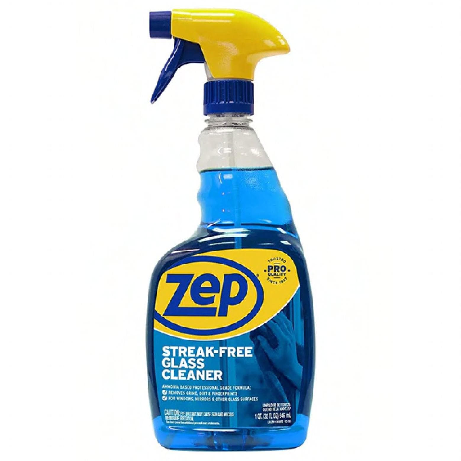 Pleasant Scent Glass Cleaner 32 OZ Ammonia Streak-Free 12/Case