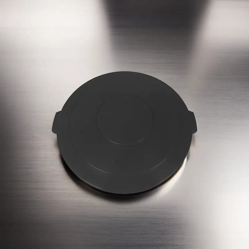 Flat Lid 55 GAL 220 QT Gray Plastic 1/Each