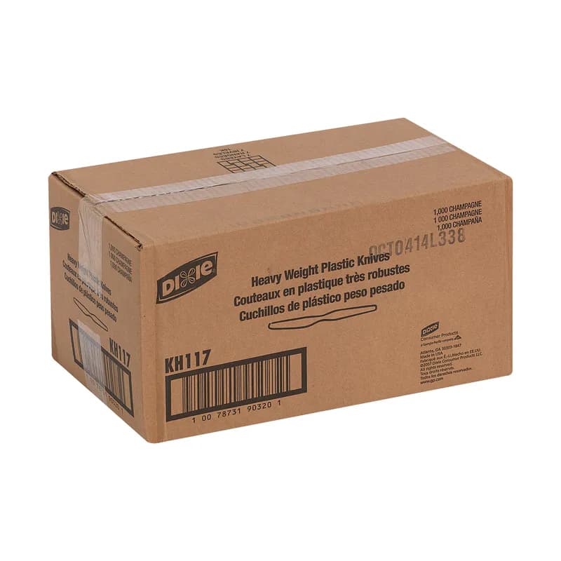 Dixie® Knife PS Champagne Heavyweight 1000/Case
