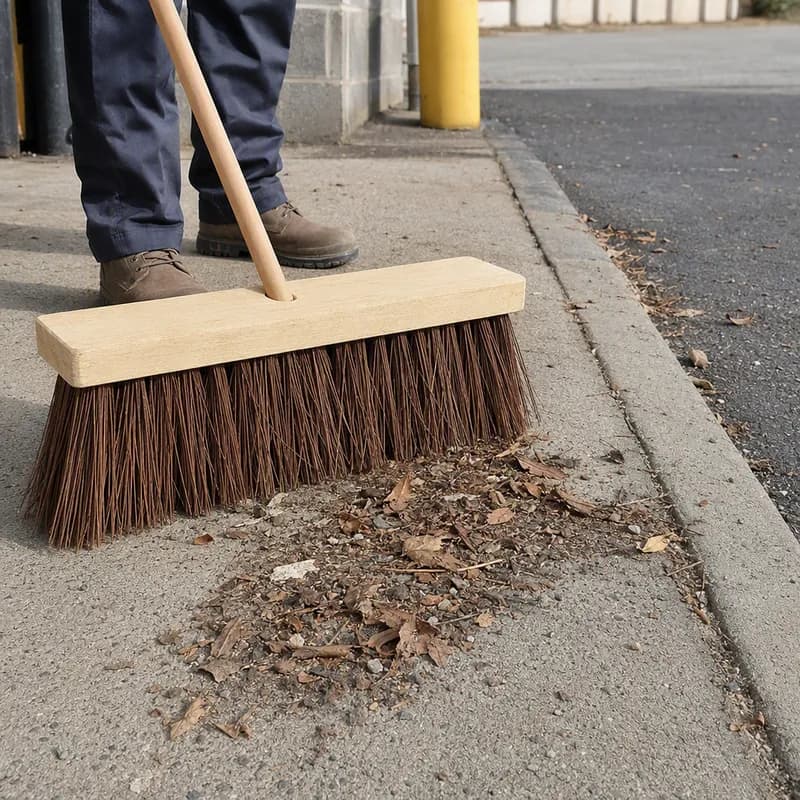 Street Broom 16 IN Palmyra No Handle 1/Each