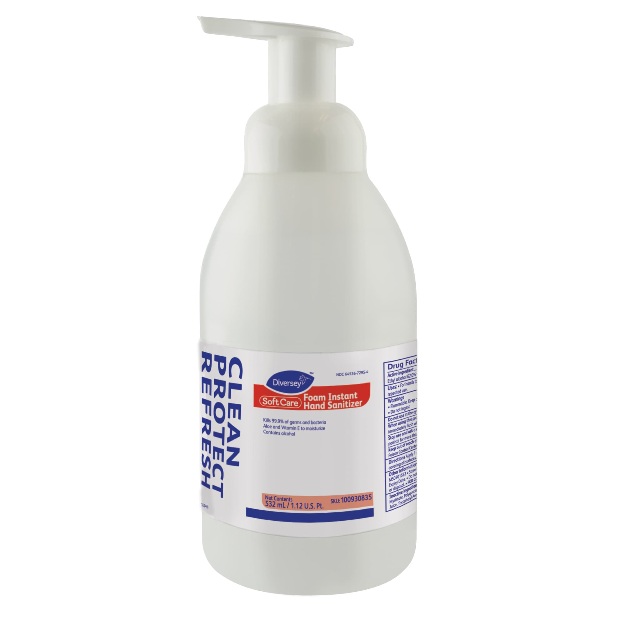 Soft Care® Hand Sanitizer Liquid Ready-to-Use (RTU) Foam 532 mL Colorless Instant 6/Case