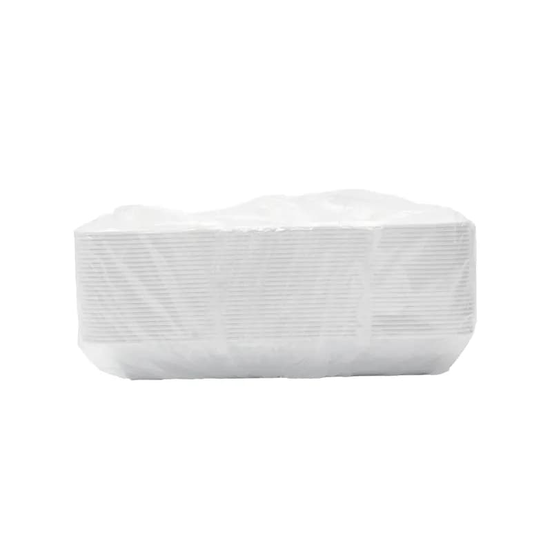 Platter Pleasers Serving Tray 10X8 IN Plastic White Rectangle 25/Case