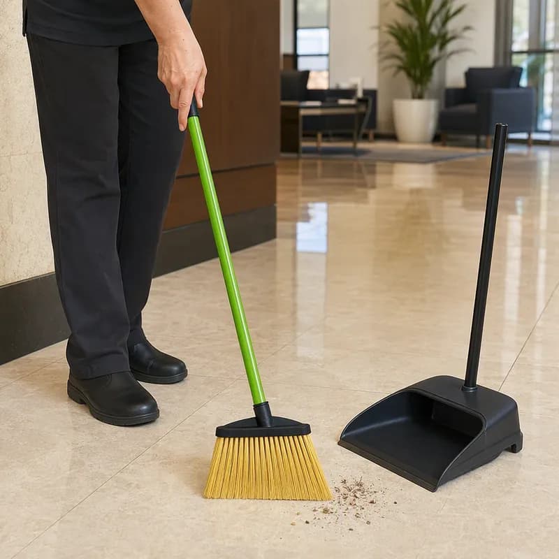 Lobby Broom 0.875 IN 31IN Angled 1/Each
