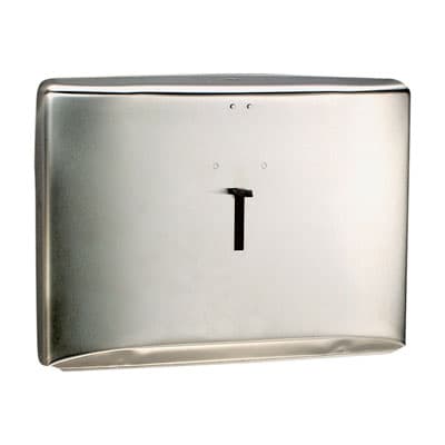 Scott® Reflections Toilet Paper Dispenser 16.63X12.25X2.5 IN Stainless Steel Wall Mount, Locking Stainless 1/Each