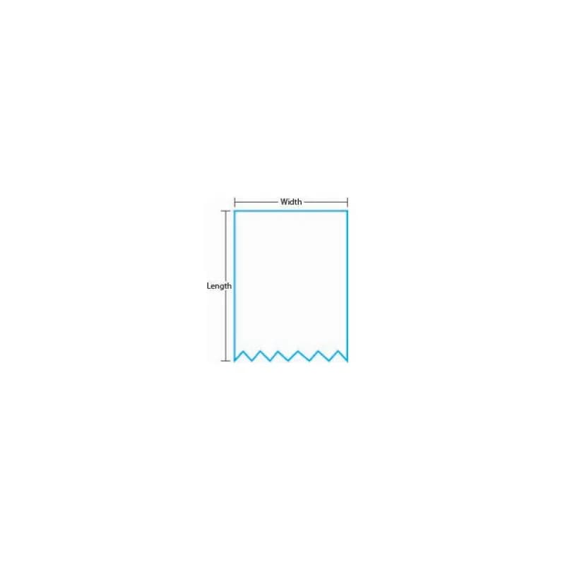 Scale Label 2.7IN X1020FT White Continuous Strip Blank 10/Case