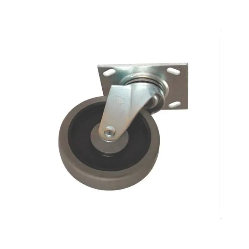 Caster For FG9T1500BLA & FG9T1600BLA Tilt Trucks 5 IN Rubber Metal Swivel 1/Each