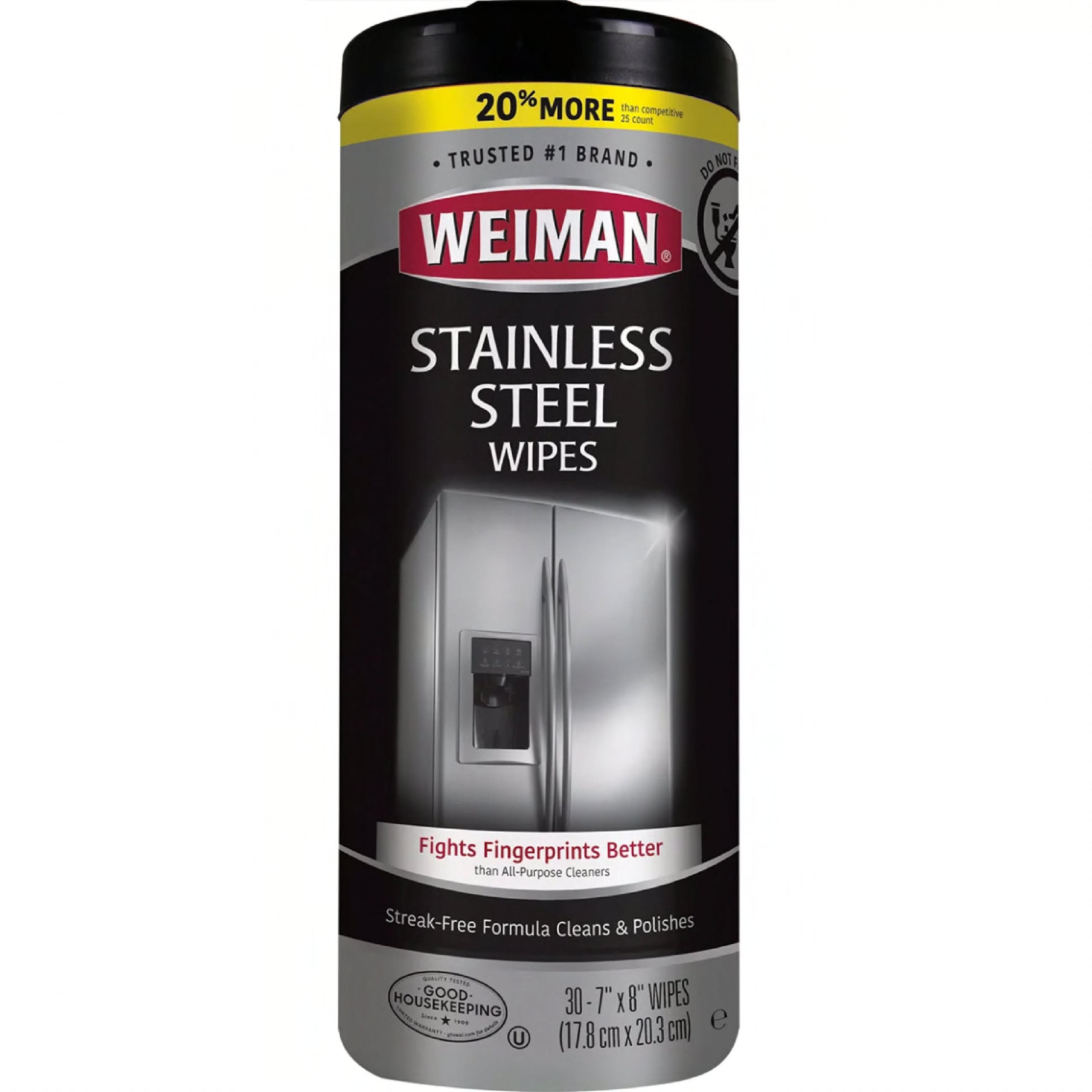 Stainless Steel Cleaner Wipe 30 Count/Pack