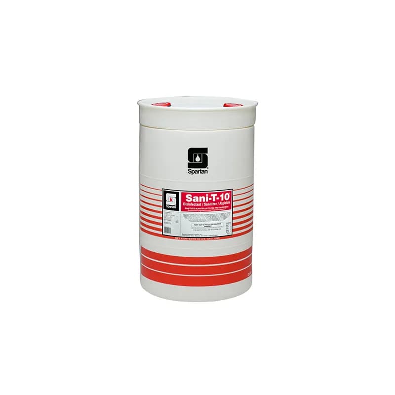 Sani-T-10® Mild Scent Disinfectant & Sanitizer 30 GAL Multi Surface Food Contact Neutral 1/Drum