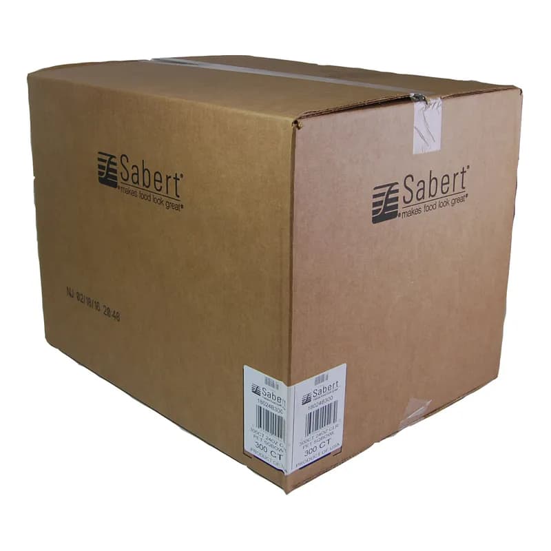 Bowl Medium (MED) 24 OZ 7.5X7.5X1.63 IN PET Clear Square 300/Case