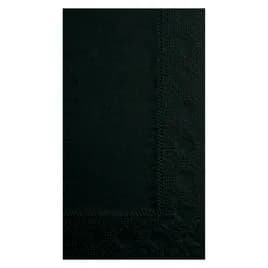 Dinner Napkins 15X17 IN Black 2PLY 1/8 Fold 1000/Case