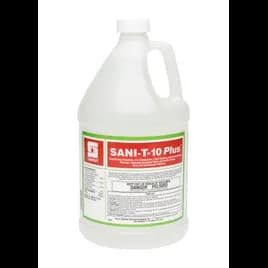 Sani-T-10 Plus® Unscented Food Service Sanitizer 1 GAL Multi Surface Food Contact Neutral Concentrate Quat 4/Case