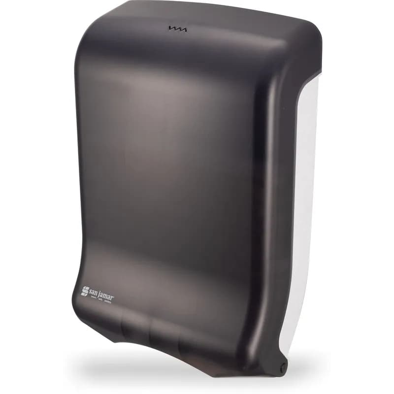 San Jamar Paper Towel Dispenser Plastic Black Pearl Multifold C-Fold 1/Each