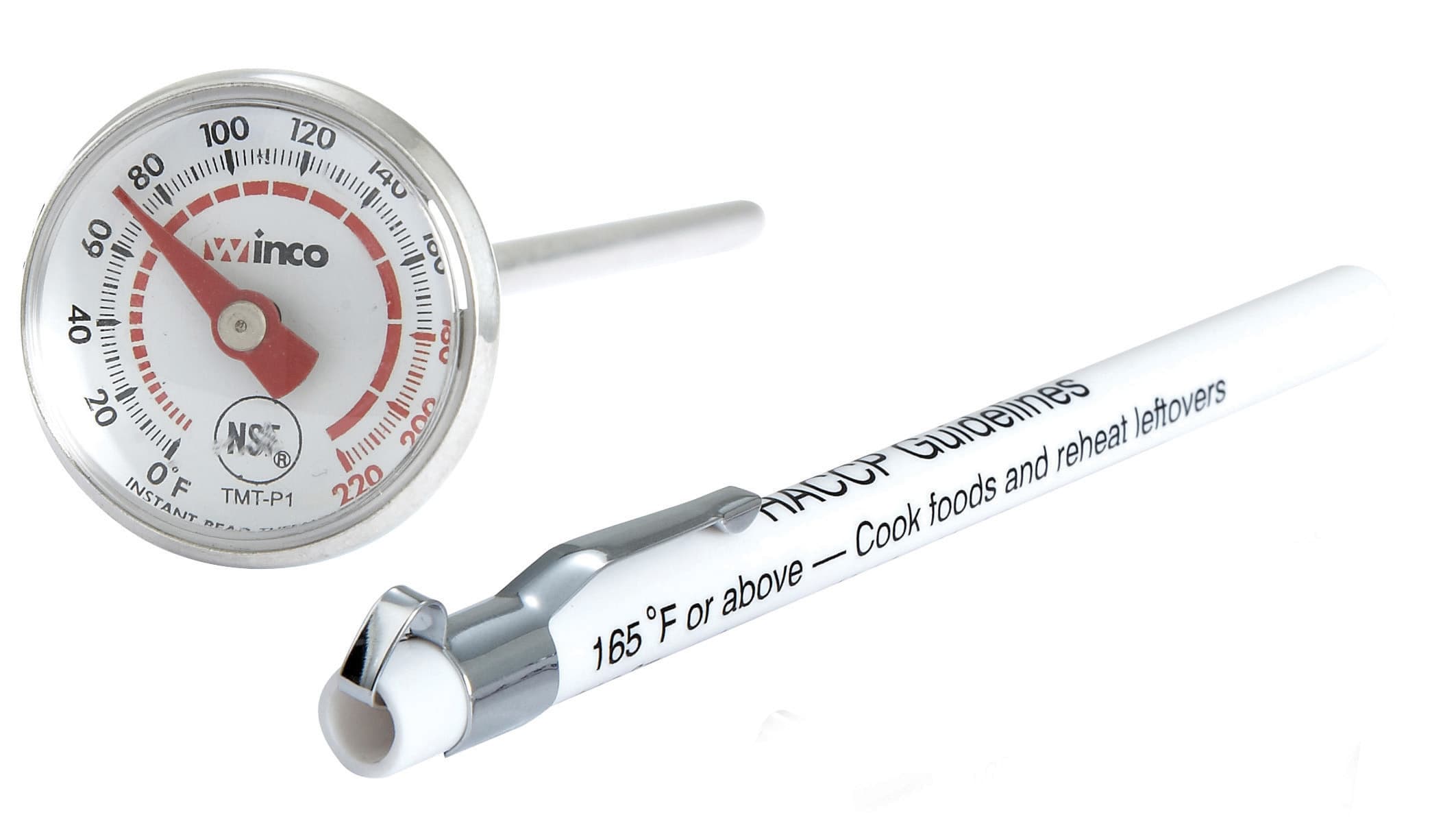 Thermometer Stainless Steel Dial 1IN Display Pocket 0-220 Degrees 1/Each