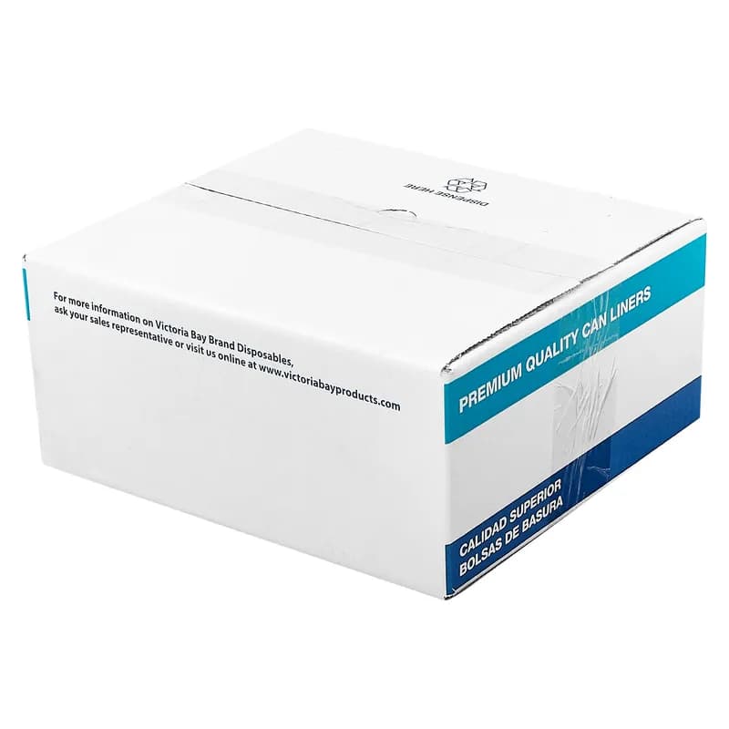 Victoria Bay Can Liner 24X31 IN Blue Plastic 22MIC 250/Case
