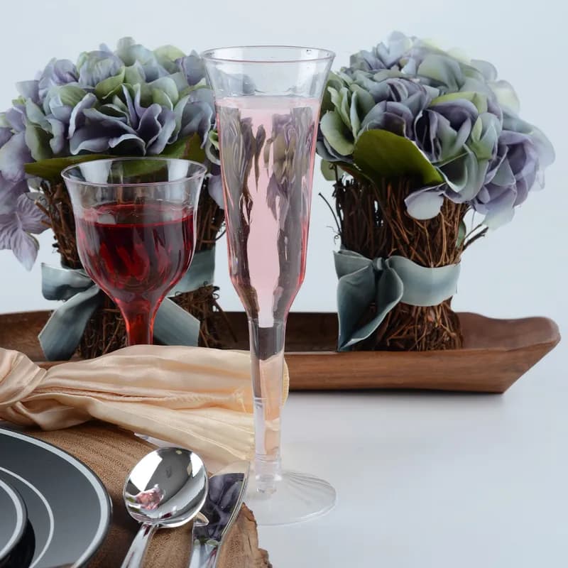 Flairware Cup Champagne Flute 5 OZ Plastic Clear 96/Case