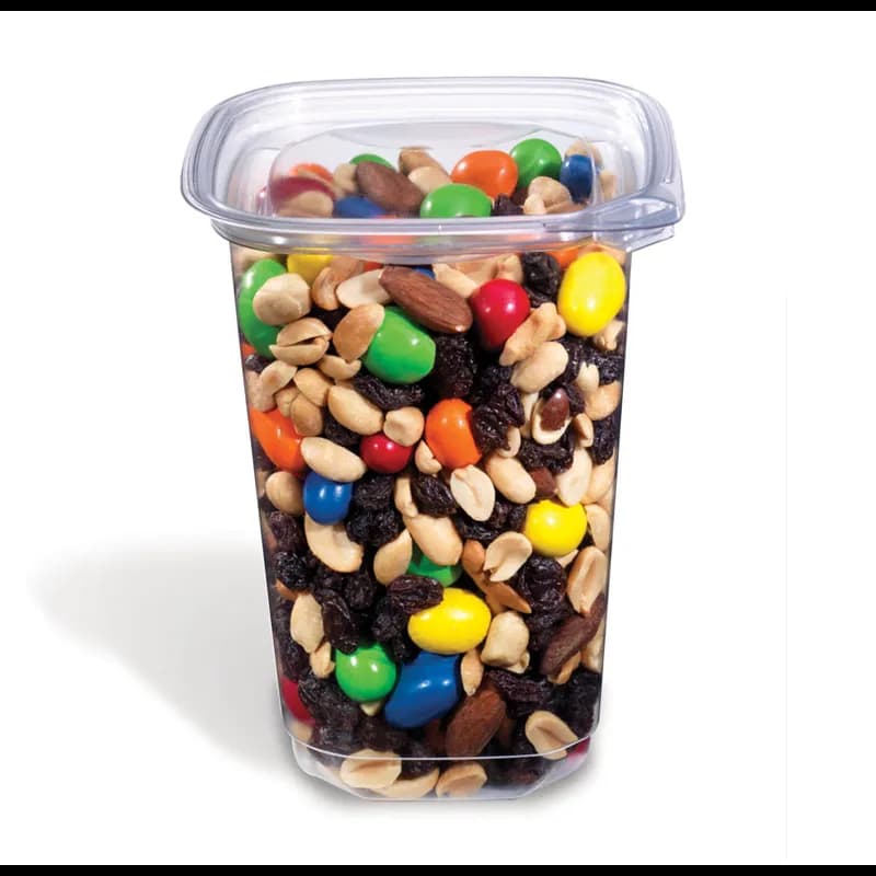Evolutions® Deli Container Base 32 OZ PET Clear Square 400/Case